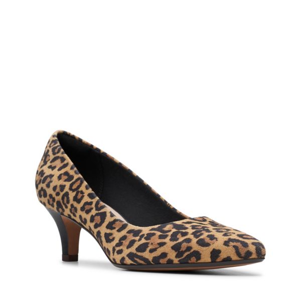 Clarks Womens Linvale Jerica Heels Leopard | CA-3925408